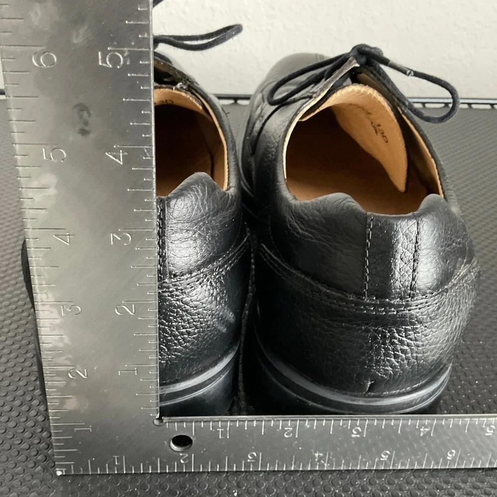 Belvedere Studio Bay Bridge Mens Black Leather Bicycle Toe Dress Shoes 13D